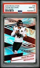2025 Panini Revolution Caleb Williams #49 Red Swirl PSA 10 POP 1 SP Bears