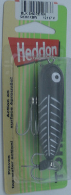Heddon X0361XBW 6.3cm Baby Torpedo 11.1ml Schwarz Küste Elritze