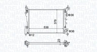 Magneti Marelli 350213186700 KüHler, MotorküHlung FüR Opel,Vauxhall