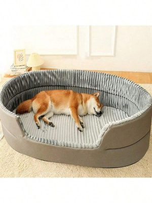 #ad Small Grey Indoor Dog Kennel Four Seasons Pet Kennel Stain Resistants and Easy $18.99