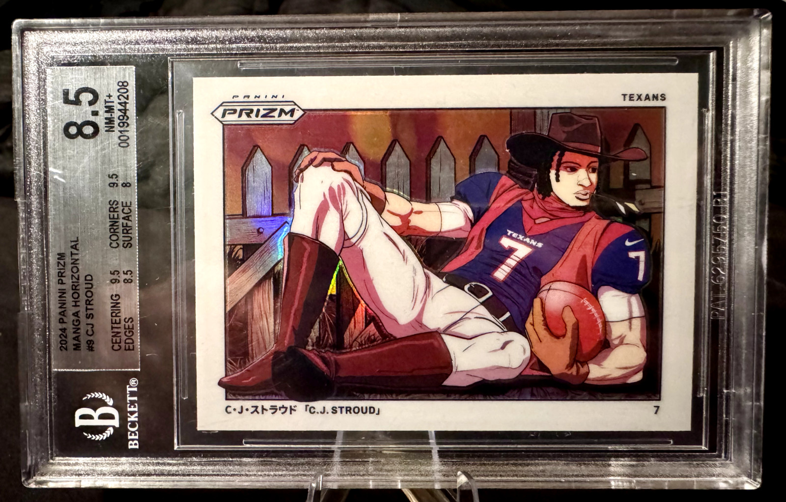 C.J. Stroud #M-CJS (Football Cards 2024 Panini Prizm Manga) — is it worth grading?