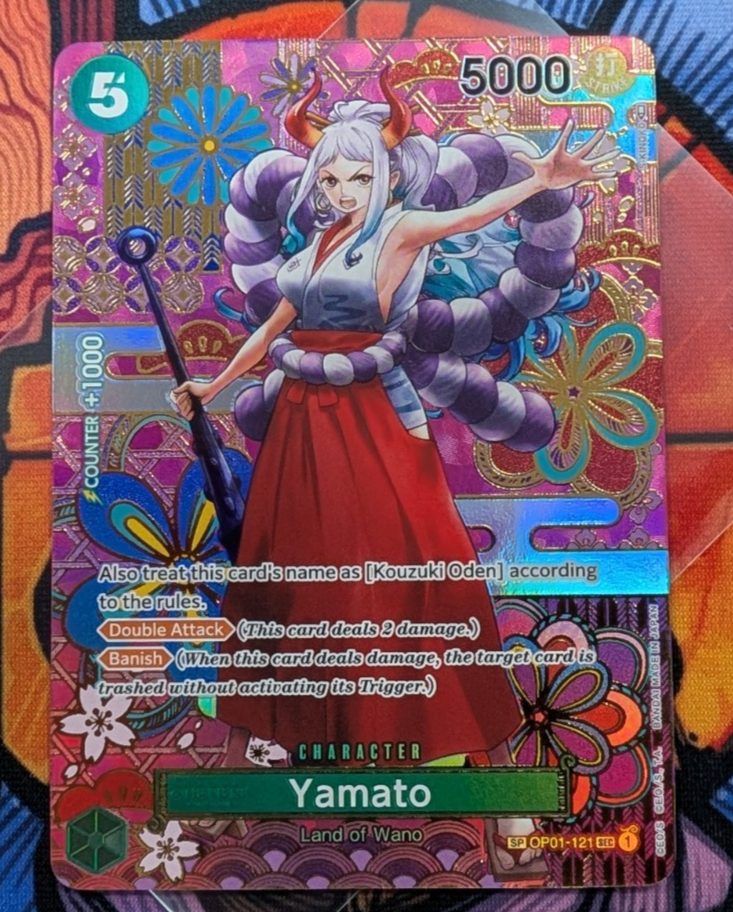 Yamato SP SEC OP01-121 OP05 Alternate Art One Piece Card English