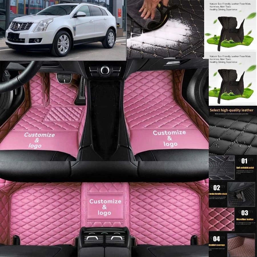 For Cadillac SRX Car Floor Mats Carpets Cargo Liners Custom All Weather Foto 3 de 4