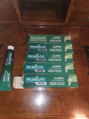 5x 100g  Palmolive MEN RASIERCREME CLASSIC mit Palm Extract 100ml Versand0 