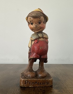 Vintage Walt Disney s Prod Multi Products Chicago Syroco Wood Pinocchio Figurine
