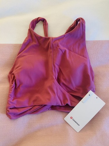 Lululemon ALWAYS ALIGNED BRA Rose Pink 