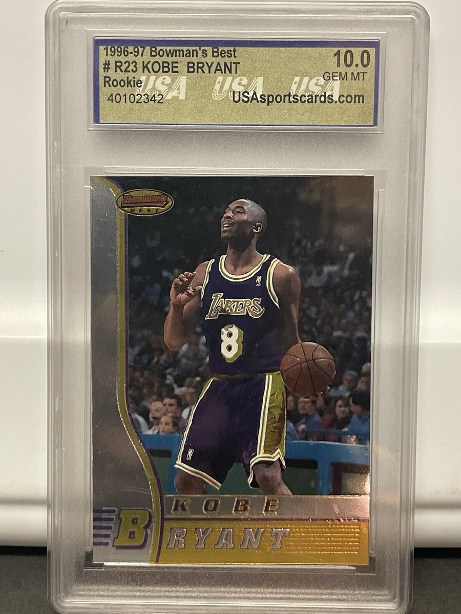 その他 NBA 96-97 Bowman's Best Kobe Bryant RC 1996-97 BOWMAN'S BEST #R23 KOBE BRYANT ROOKIE USA 10 GEM