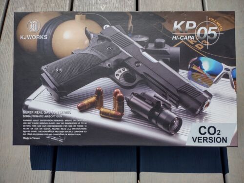 KJW KJ Works KP-05 HiCAPA Airsoft Pistol, 2011, 1911, Metal Slide/Frame NEW