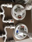 Herend Market Garden Hand-Painted China Pair of Candlesticks — photo 5