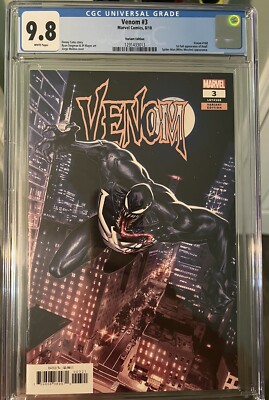 Venom 3 CGC 9.8 1:25 Molina Variant 1st Appearance Knull Marvel Comic 2018 Cates