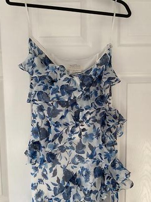 bhldn blue floral dress BHLDN Light Blue Floral Dress