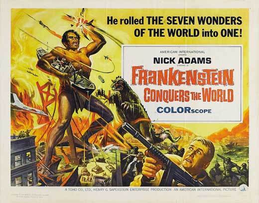 FRANKENSTEIN CONQUERS THE WORLD Movie POSTER 11x14 Tadao Takashima