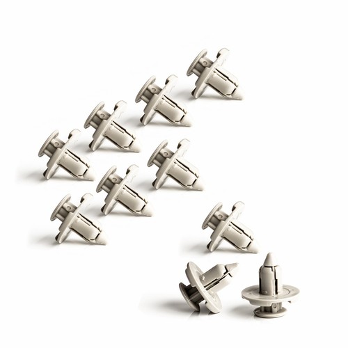 10x bottom mounting clips for Mitsubishi Colt in grey - Picture 2 of 5