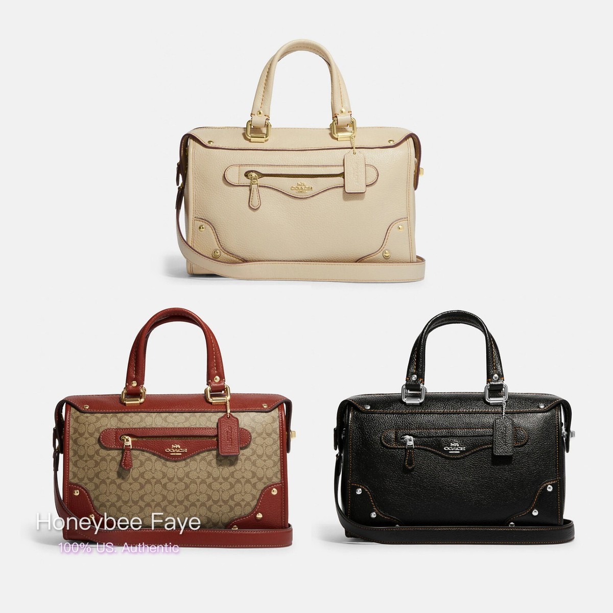 NWT Coach Millie Satchel In Colorblock Signature Canvas | eBay