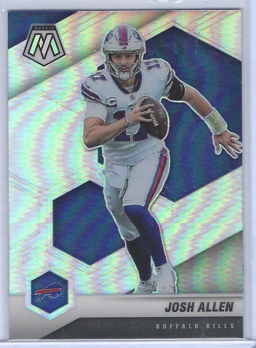 JOSH ALLEN 2021 PANINI MOSAIC SILVER PRIZM #26