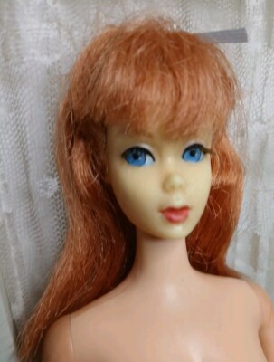 Titan HTF Oxidized TNT Barbie  Doll Fire Shine Red Head Great Condition 