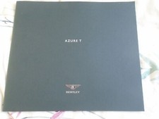 Bentley Azure T brochure 2008 UK market large format