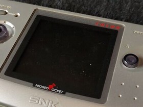 SNK NEOGEO POCKET Color NGPC PLATINUM SILVER Console Boxed NEO GEO set-f0809-