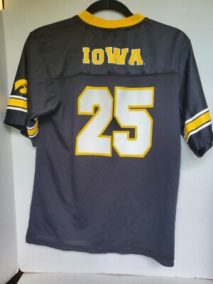 IOWA ユニフォームXXL Vintage Team Iowa NCAA Football Jersey Youth Size XXL Black #25