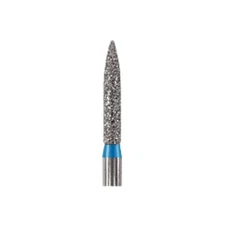 Microcopy 1516.8M NeoDiamond FG Flame Shaped Medium Grit Diamond Burs 25/PK