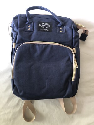 Living Traveling Share Baby Diaper Bag Multi-Function Travel Changing Station