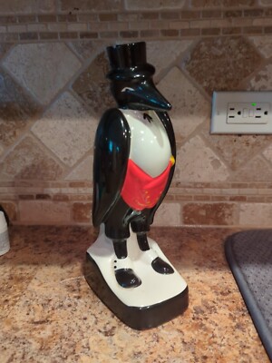 Vintage Old Crow Porcelain Ceramic Figurine Kentucky Bourbon