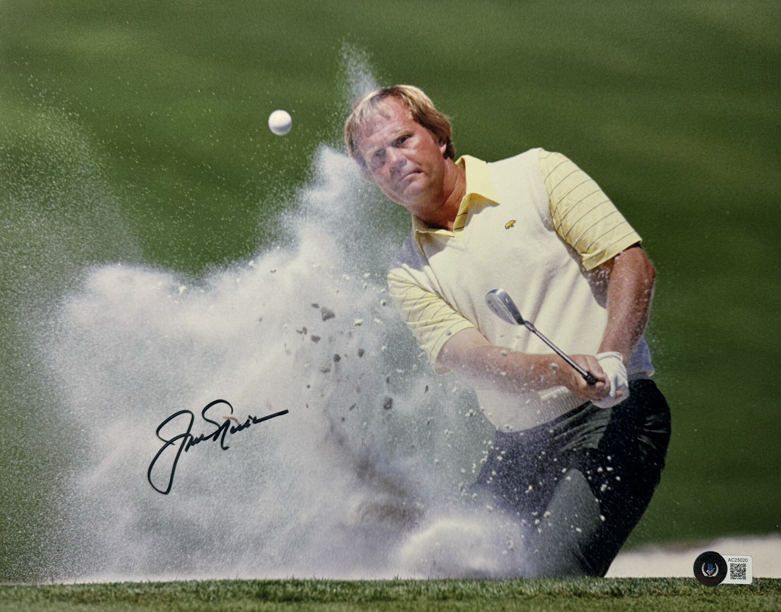 Jack Nicklaus Autographed Signed 11x14 PHOTO BECKETT BAS LOA AC25020 