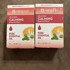 2X Rising Sun Aromatherapy Pure Essential Oil Relaxing CALMING Botanical Blend