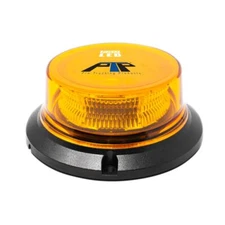 2599A Class 1 Amber LED Permanent Bolt Mount Warning Light Beacon - Amber Lens