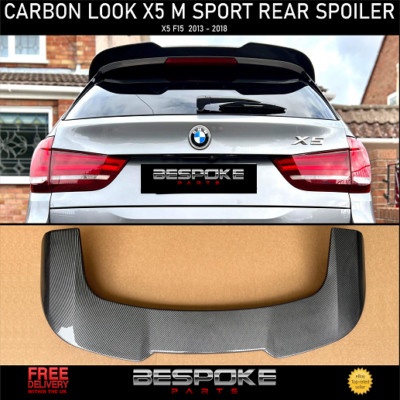 BMW X5 M F15 PERFORMANCE DACHSPOILER KOFFERRAUMLIPPE 2013-2018 KOHLENSTOFFFASER OPTIK
