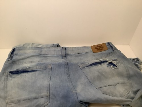 2 Pair Jordan Craig Men’s Distressed/ Ripped 38X33 Ross Jeans Preowned - Picture 12 of 14