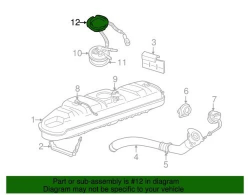 Anel de bloqueio genuíno Ford Econoline Super Duty 1992-1998 unidade de envio E6DZ-9C385-A - Imagem 2 de 2