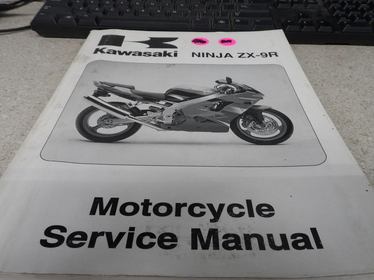 akak OEM Kawasaki Ninja ZX9R Service Manual 9924-1255-01 | eBay