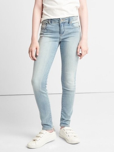 Gap Kids Light Blue Denim Super Skinny Stretch Jeans 10 $40 NWT