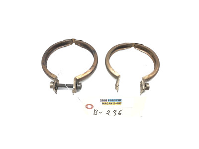 2015-2018 PORSCHE MACAN 3.0L EXHAUST PIPE CLAMPS SET X2 OEM
