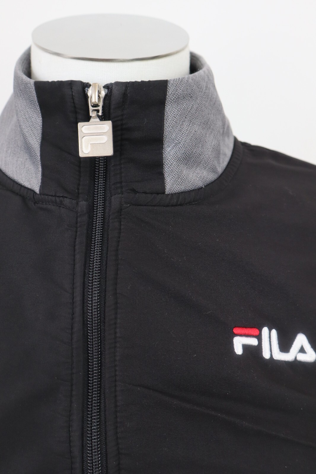 FILA FELPA CON ZIP MAGLIA UOMO TG l 52 54 VINTAGE MAN JACKET CASUAL
