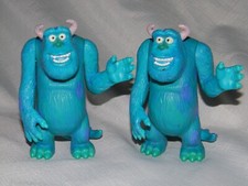 Monsters Inc Disney Pixar McDonalds Happy Meal Toys Lot 2 SULLEY Figures 2001