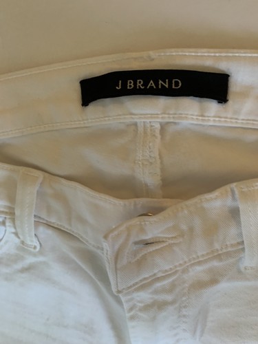 J Brand White Pants Slim Cropped Size 27 - Picture 4 of 8