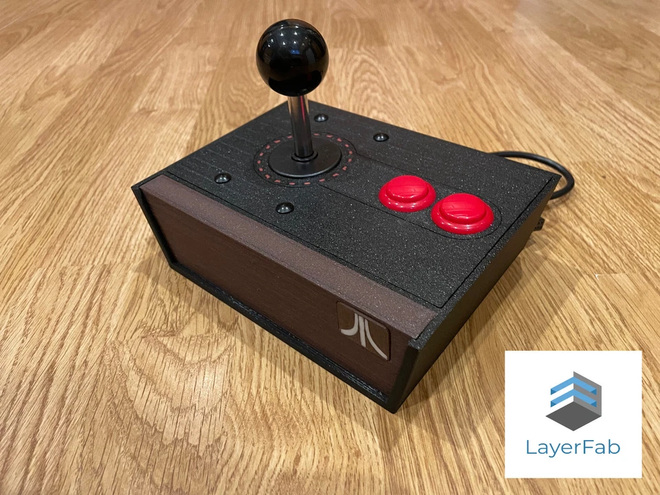 Atari Themed Custom Made Joystick Arcade Controller DB9 - Image 2 of 4
