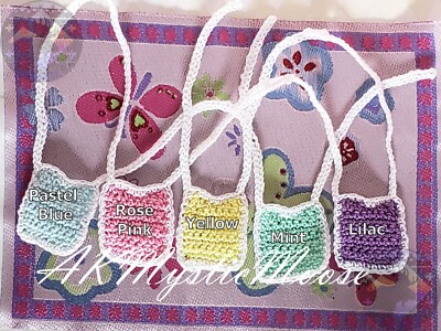 Crochet Bib Choice of Color for 3'' inch Mini Skipper Barbie Baby Doll