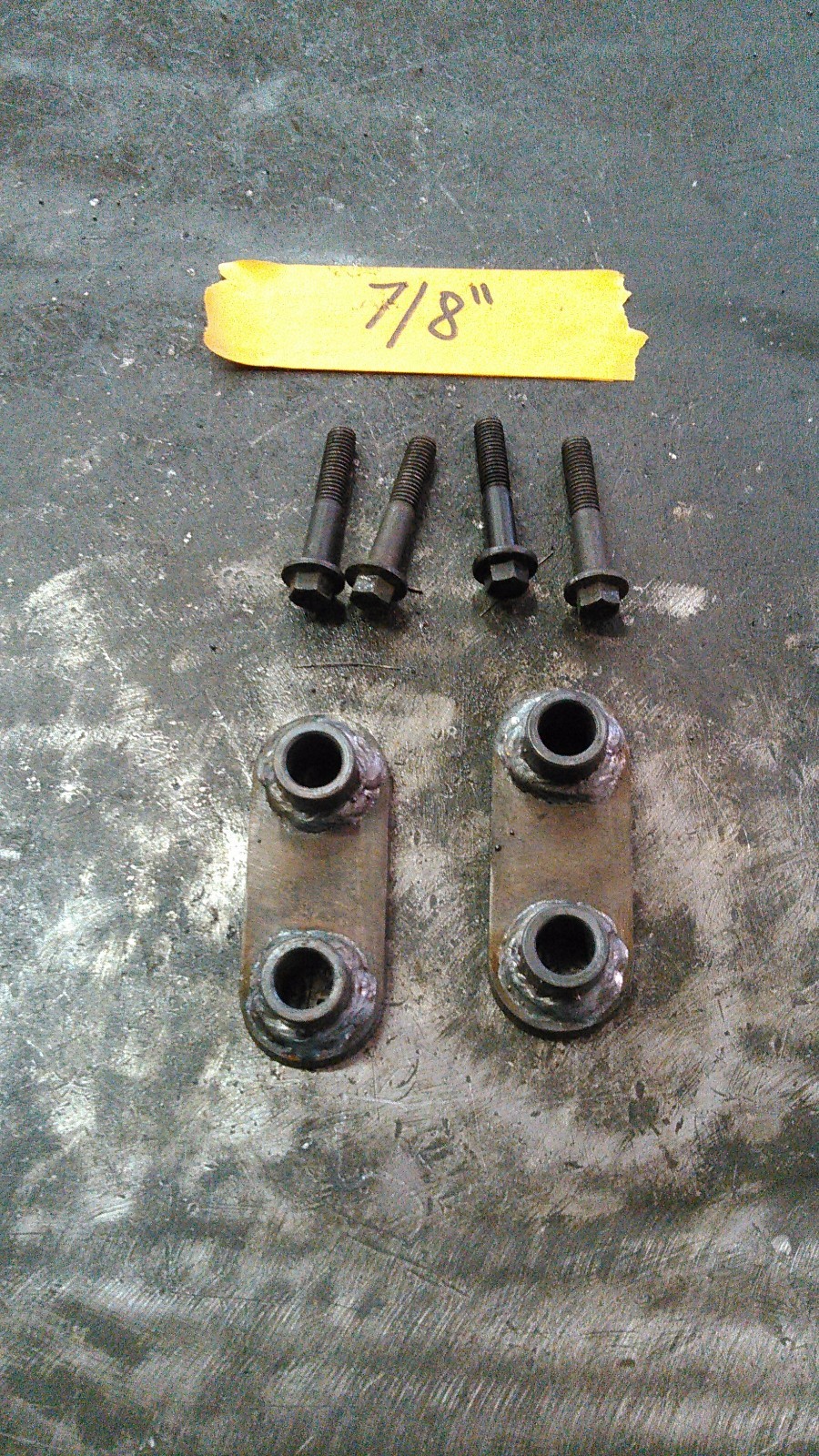 Fits 19842001 Jeep Cherokee XJ Hood Spacer Kit With Hardware. 7/8