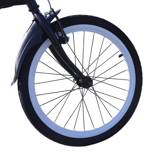 Klappfahrrad 6Gang Klapprad Doppel-V-Bremse Faltrad Fahrräder 90KG Load 20 Zoll - Bild 34 von 52