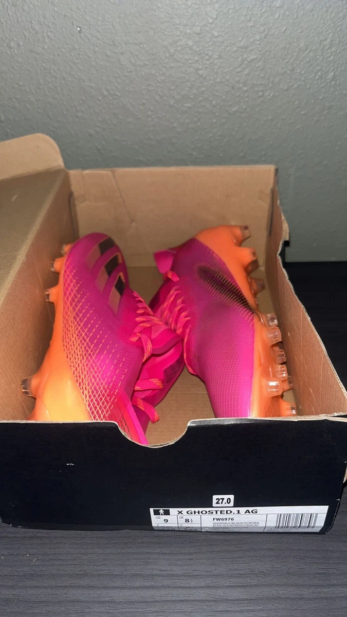 Adidas X Ghosted.1 Fg Mens Firm Ground Soccer Cleats Shock Pink