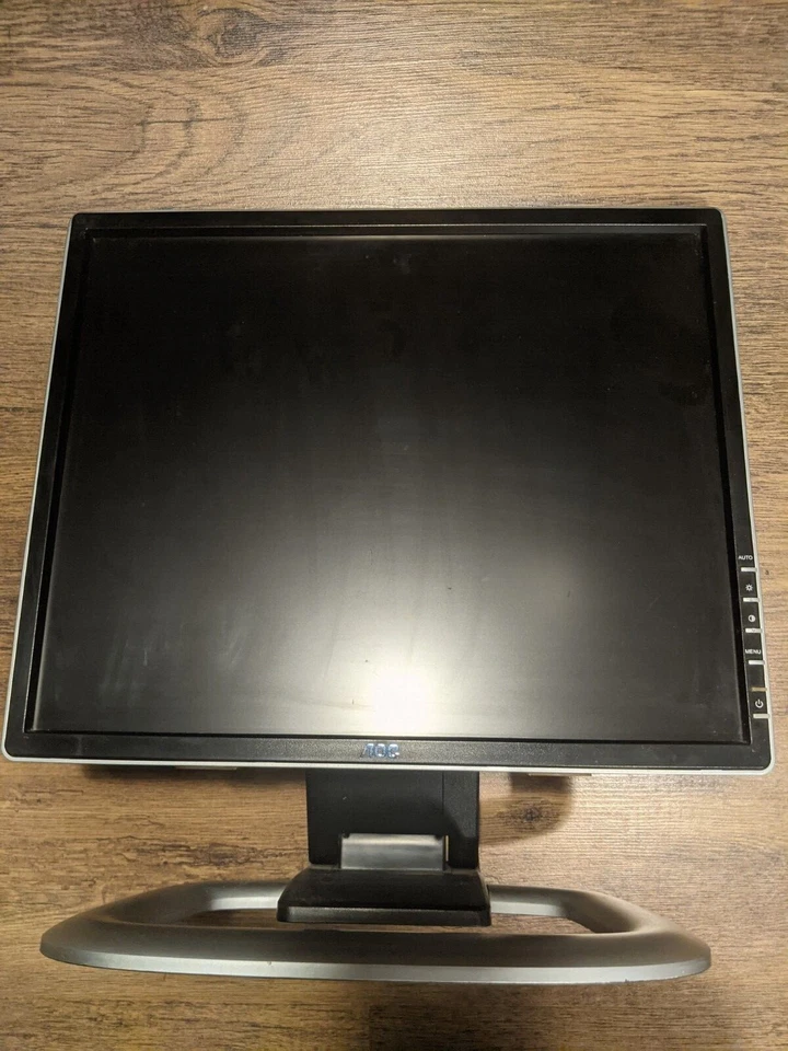AOC 17" monitor LM728 (with VGA and DVI ports) - Image 3 of 4