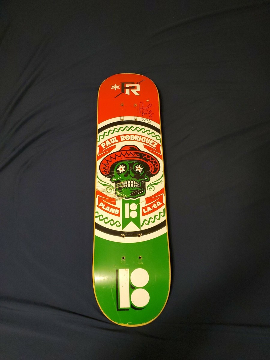 Paul Rodriguez signed skateboard!Rare Plan B Deck