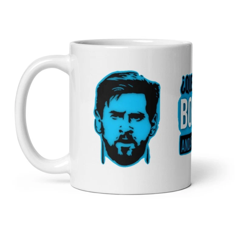 梅西马克杯 | 阿根廷卡塔尔 2022 | Messi Merch,Que Mira Bobo Anda Pa Alla Mug — 第 2/4 张图片