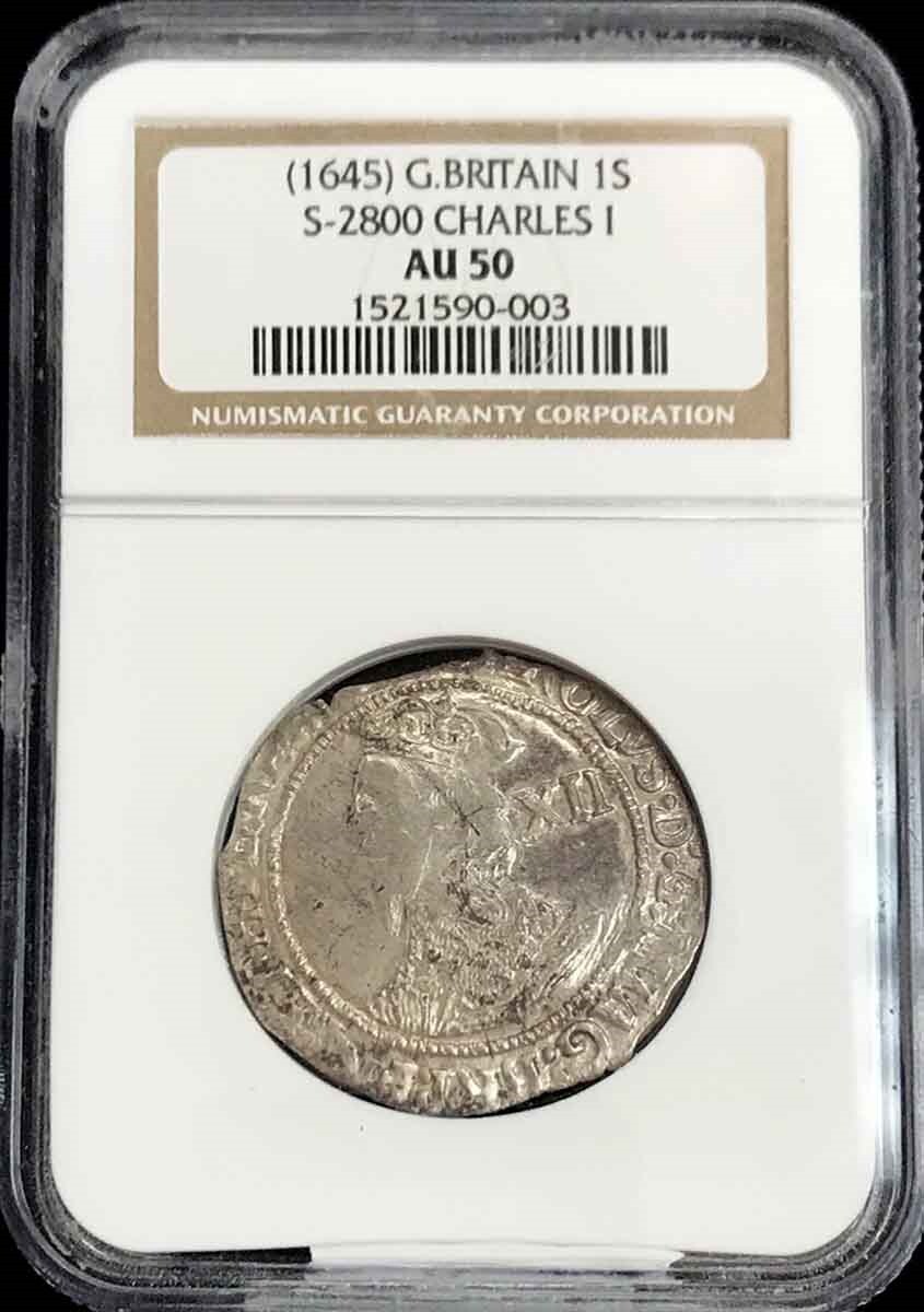 イギリス 1987年 1 Shilling 銀貨 Elizabeth II / 1Shilling 】 イギリス 1シリング コインリング