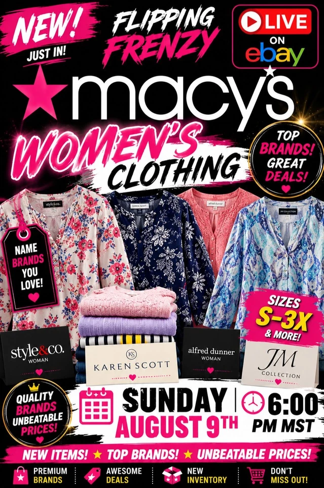 $1 NEW MACY'S CLOTHING!