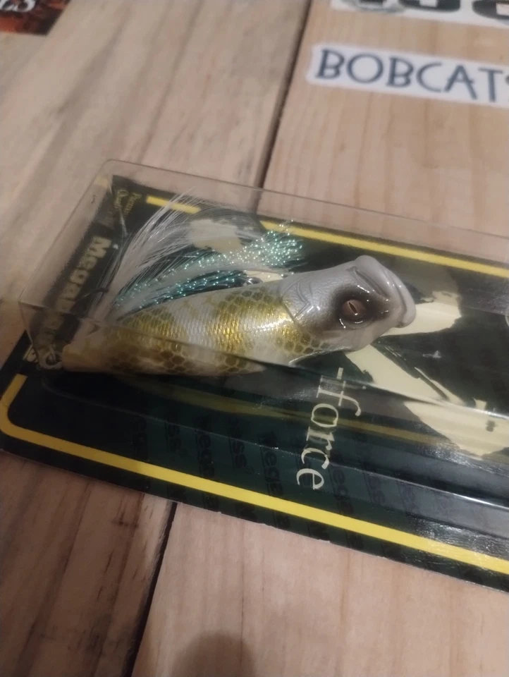 Megabass Pop X 2025 SP-C pitón blanco con ojos de víbora Foto 3 de 4