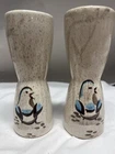 RED WING POTTERY  --  BOB WHITE  --   OVERSIZE SALT AND PEPPER SHAKERS